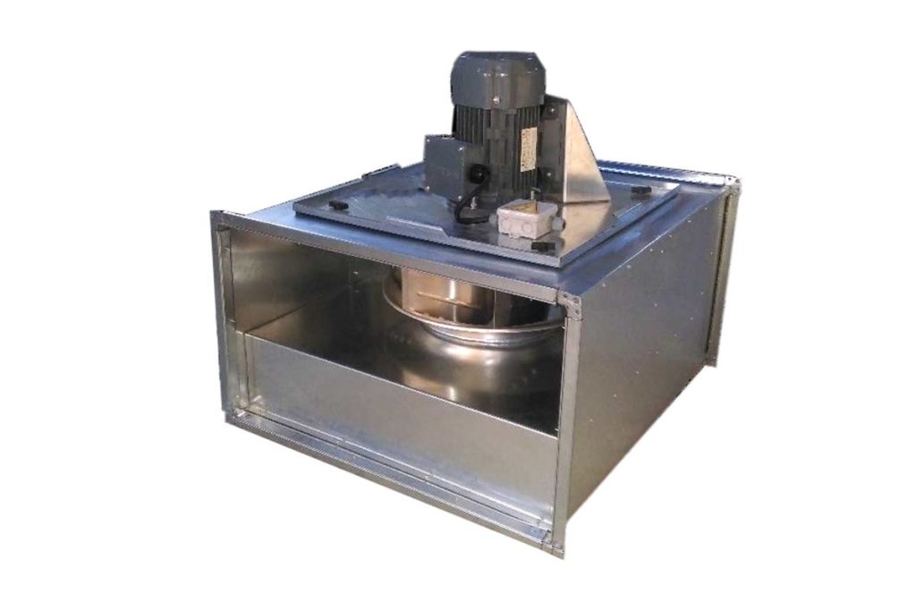 aluminyum pervaneli harici motorlu kare kanal tip fan