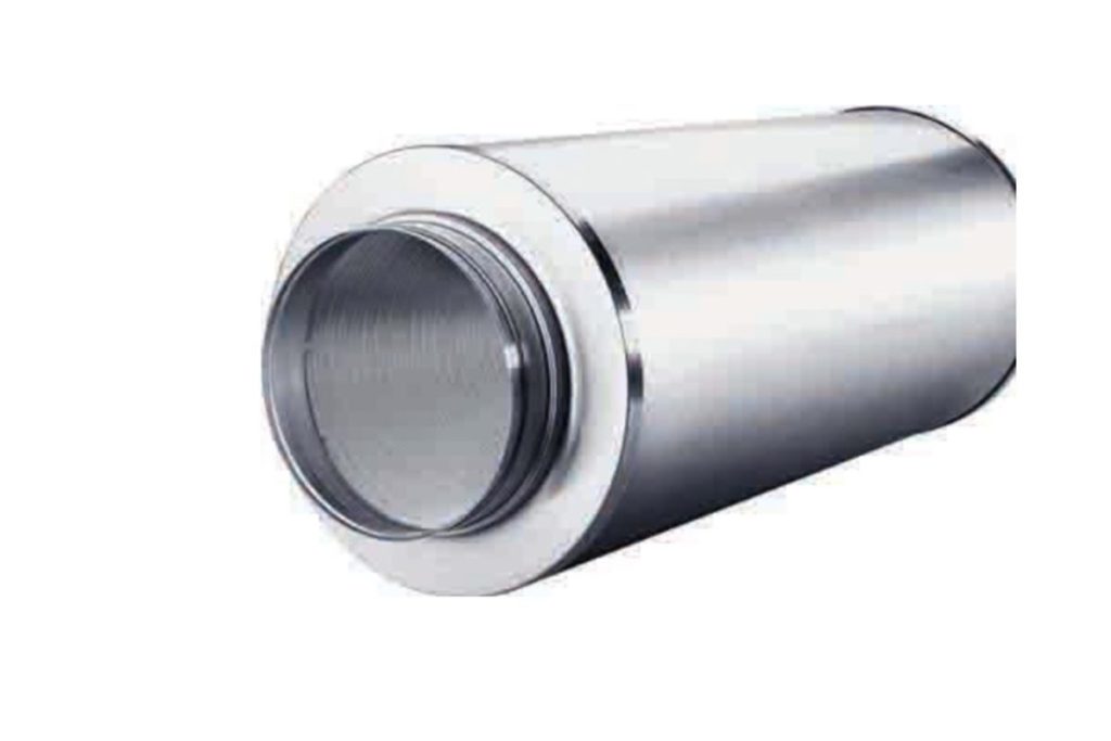 yuvarlak kanal tipi susturucu